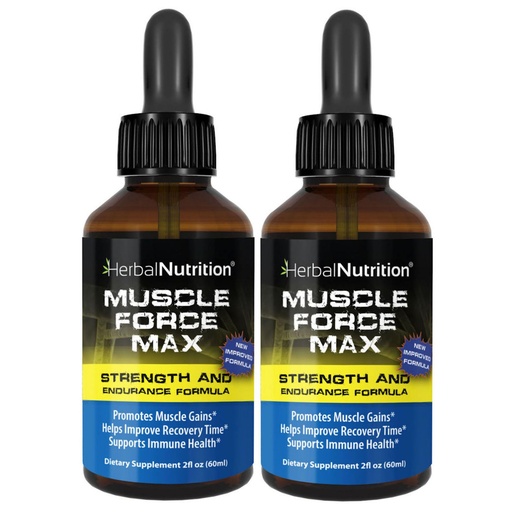 [BRSWIGDQB4JR63LO] Muscle Force Strength and Endurance Spray Formula, 2 Bottle Pack, 175mg Proprietary Growth Formula, 2oz Per Bottle