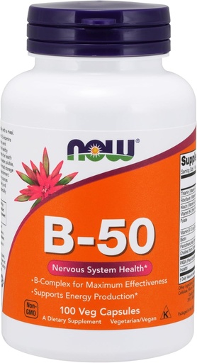 [BRSWIGIHBMOWIDI7] Vitamin B-50mg 100 Capsules