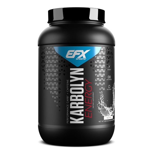 [BRSWYYIHAEDWYAYZ] EFX Sports Karbolyn Energy | Performance Carbohydrate Powder + Caffeine | Carb Load & Energize | 250mg Caffeine | Sugar Free | 38 Servings (Neutral)