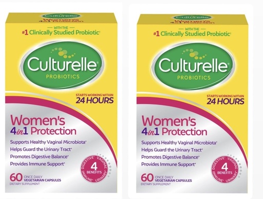 [BRSROHAOOQCRYCIV] Culturelle Women’s Healthy Balance Daily Probiotics for Women - Supports Digestive, Vaginal and Immune Health, Occasional Diarrhea, Gas & Bloating - Non-GMO 60ct (2 -Pack) (2)
