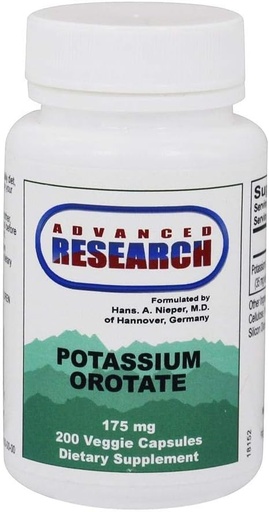 [BRSWIZQ7PIMGIFTK] Potassium Orotate 175 Milligrams 200 Veg Capsules