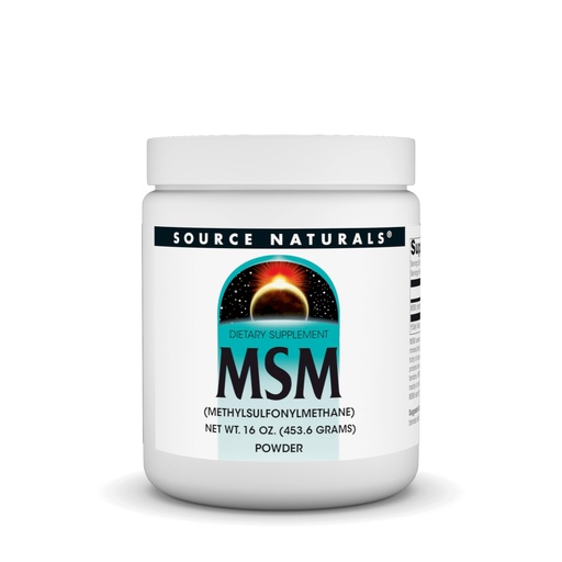 [BRSWIYTYO4HBAEAV] Source Naturals MSM, (Methylsulfonylmethane) - 16 Ounce Powder