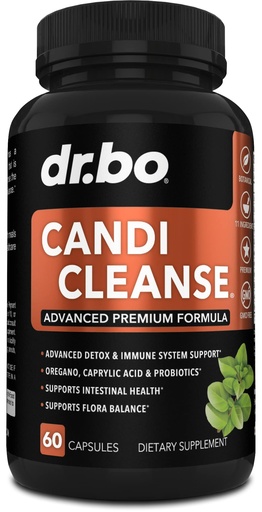 [BRSW2AA7CINQEFIU] Candi Cleanse Support Supplement Pills - Anti Overgrowth Supplements for Women & Men - Extra Strength Balance Control Probiotic Complex Cleanser - Natural Oral Herbal Oregano & Caprylic Acid Capsules