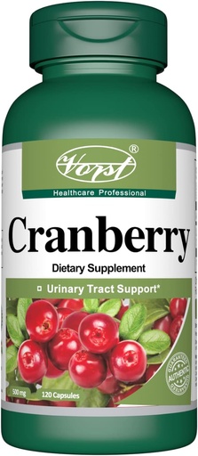 [BRSWGGQYDIHR6F37] Cranberry 500mg with 12:1 Extract Ratio (6000 Raw Extract Equivalent) 120 Capsules | Healthy Urinary Tract Support | Supports Healthy Digestion...
