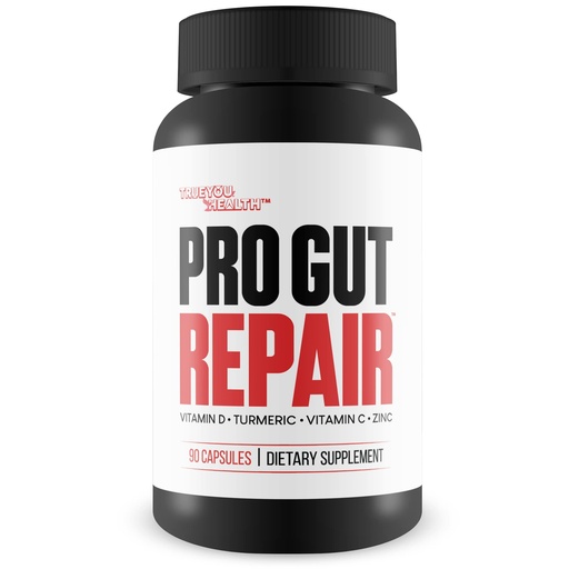 [BRSRMBQPPIPQMH3O] Pro Gut Repair - Leaky Gut Repair Supplements - High Fiber Natural Formula w/Vitamin C & Vitamin D - Turmeric - Zinc Gut Lining Repair Support - Promote Digestive Health