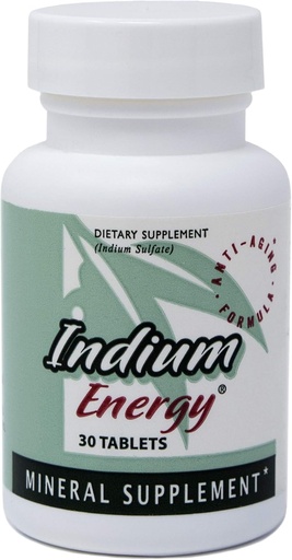 [BRSWKHD6CEDWKELU] East PARK Research - Indium Energy - All Natural Indium Powerful Anti-Agging Support - Help Energetic and Supports Mental Clarity, Sleep, Joints and Global Sense of Well-Being (30 Count)