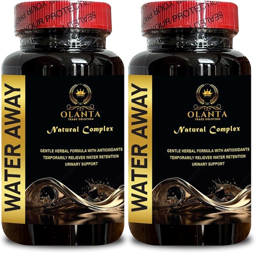 [BRSRA233DMPREELP] Natural Water Away Pills - Fast Acting Bloating Relief, water away pills, Citric Acid, Celery Seed, Tart Cherry, water diet pills, diuretic water pills, water pills water retention - 2 Bottles