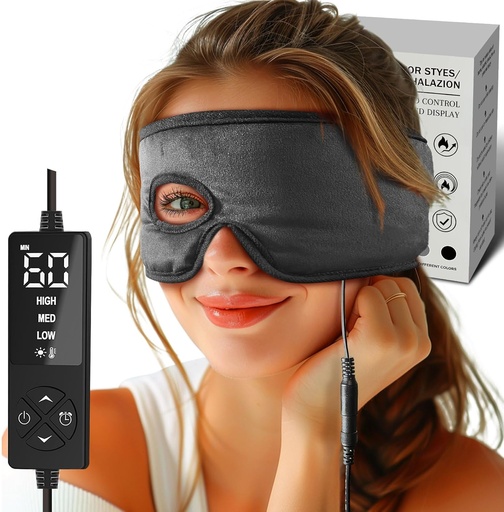 [BRSRAHQCC4NW2HLX] Stye Eye Treatment Heated Eye Mask - Eye Stye Remover, Warm Compress for Eyes, Moist Heat Eye Compress for Stye and Blepharitis Relief, Eye Heating Pad for Chalazion Treatment