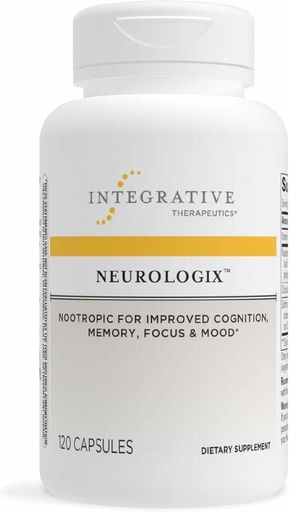 [BRSWYZAOAQCRMC32] Integrative Therapeutics Neurologix - Brain Health Supplement * - Non- Stimulant Nootropic Supplement for Focus * - Memory Support * - Vegan, Gluten- Free & Dairy- Free - 120 kapszula (60 adag)