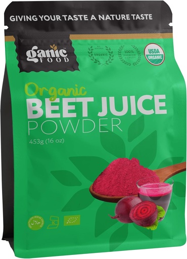 [BRSRMZYZBUPQG2AY] Organic Beet Root Juice Powder, 16 Ounces