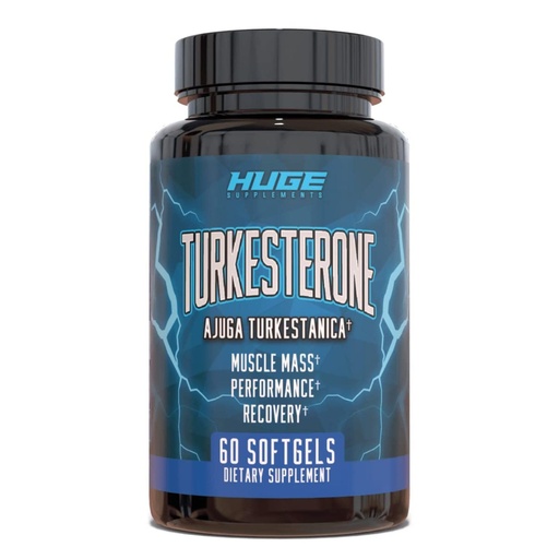 [BRSRMFIYOUBGM3AY] Turkesterone Supplement (500mg) Ajuga Turkestanica Extract, Improve Lean Muscle Mass, Exercise Performance, Improve Muscle Recovery with Our Softgel Absorption Technology (60 Softgels)