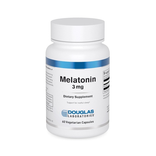 [BRSWIYT3PMDWY336] Douglas Laboratories Melatonin 3 mg | Supports Sleep/Wake Cycles | 60 Capsules