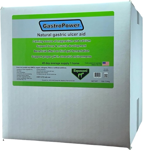 [BRSWYFAPOYAQA2DA] Equsani GastroPower Digestible Free Fatty Acid Feed Concentrate for Horses