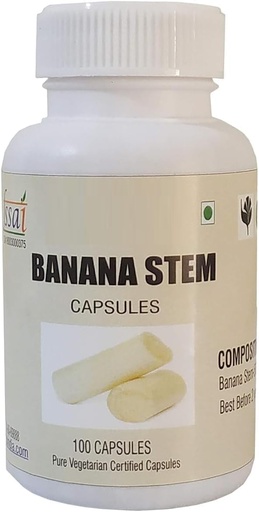 [BRSRAH3YDFYROCL3] Capsule cu stemă de banane 500Mg - 100 capsule