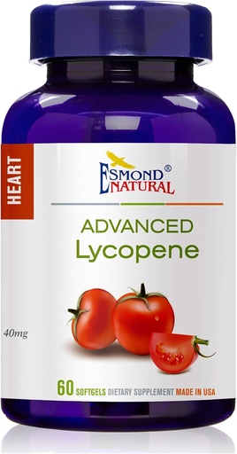 [BRSWYZQBOIMR6CLX] (3 Pack) Esmond Natural: Advanced Lycopene (Supports Prostate and Heart Health), GMP, Natural Product Assn Certified, Made in USA - 40mg, 180 Softgels