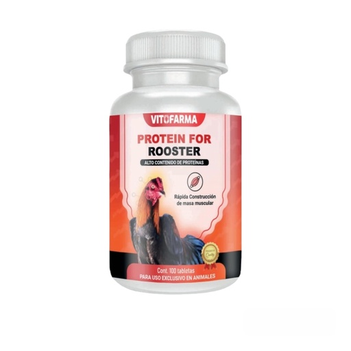 [BRSROBI2BYHGEHLB] Protein Blend for Rooster Chicken - Proteina a Base de Suero de Leche y Albumina de huevo para Gallos 100 tabletas