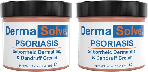 [BRSWYHARB54BAH3A] Extra Strength Psoriasis Cream (2 Pack) - Seborrheic Dermatitis & Dandruff Lotion - Advanced Moisturizing Relief Formuliert zu behandeln Itchy Flakey entzündete Haut und verhindern Zukunft Flares - 4.0 oz ea.