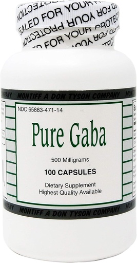 [BRSWIYQ7BJ5WYEAV] Pure Gaba 500 mg 100 capsules