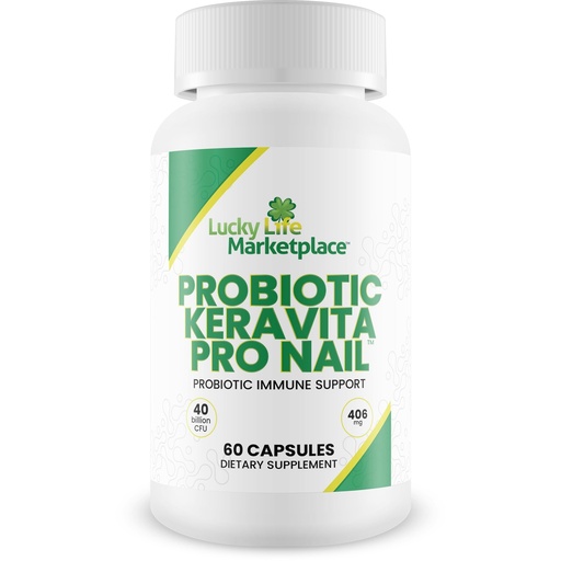 [BRSROZD2C57GGC3G] Probiotic Keravita Pro Nail - Probiotic Immune Support to Help Support the Body to Naturally Defend Against Fungus - Promote Clear Nails - Support Healthy Gut Microbiome to Aid Immune Response