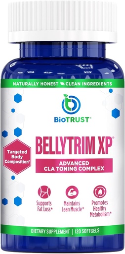 [BRSWIAIAPMNWGET2] BioTrust BellyTrim XP Advanced CLA Toning Supplement, Conjugated Linoleic Acid (60 Xidmət)