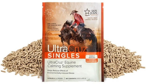 [BRSWGA3ROAIGC23O] UltraCruz® Equine Calming Supplement, 60 Singles