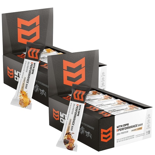 [BRSRAGLQCAJQM2A6] Performance Bars Caramel Crunch + Peanut Butter Bliss Bundle