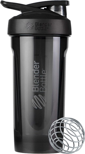[BRSWYZQZCV7AYDIY] BlenderBottle Strada Tritan Shaker Şişe Locking Lid, 28-Ounce, Black