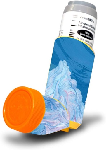 [BRSWGBT7PIPWOHY4] MightySkins Skin for Proventil HFA Asthma Inhaler - Drops | Protective, Durable, and Unique Vinyl Decal wrap Cover | Easy to Apply, Remove, and Change Styles | Made in The USA