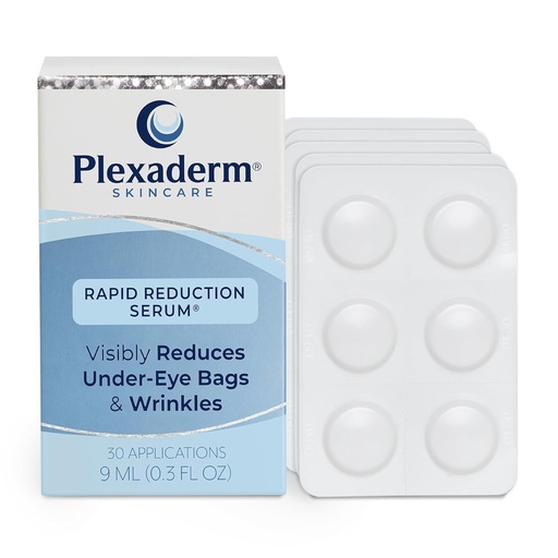 [BRSWYZIHOAIGYAA6] Plexaderm Rapid Reduction Eye Serum - Visibly Reduces Under-Eye Bags, Wrinkles, Dark Circles, Fine Lines & Crow's Feet Instantly, Anti Aging Wrinkle Remover for Face, 30 Single Use Pods