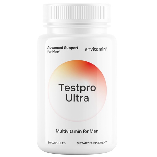 [BRSRMGT6DF7BGGTH] envitamin Testpro Testosterone Support Ultra for Men with Fenugreek, Tribulus & Maca