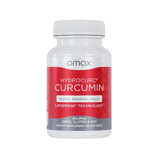 [BRSWGGI5AUJQAE3J] Omax3 HydroCurc Turmeric Curcumin Softgels – Highly Bioavailable, Nanoparticle Potency & Absorption, 150mg Per Serving, 60 Softgels