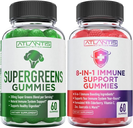[BRSRMCQEOF5WOCQV] Atlàntida Nutrition 60 Supergrens Gunses + 8- in--1 Imne support 60 Gungies