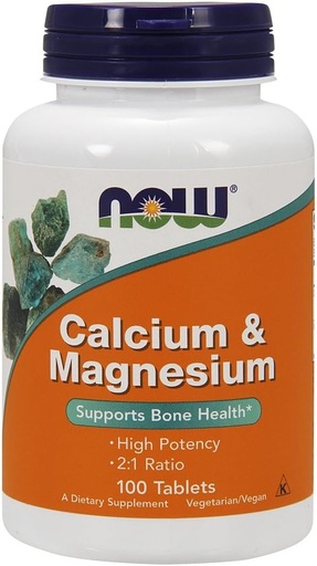 [BRSWIZYZOMCRQ2DA] NOW FOODS Cal Mag 500/250mg, 100 CT