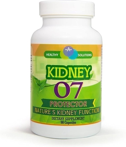 [BRSWYHQPOIIBMHTD] Kidney Protector 07 - Natural Protector of Renal Function - Diuretic & Diaphoretic - Blood Purifying - 90 Caps…