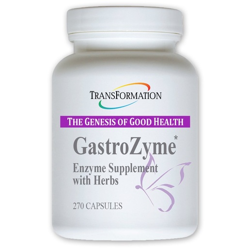 [BRSWGFQNOINQA3TV] TRANSFORMATION THE GENESIS OF GOOD HEALTH - GastroZyme Supplement, Uniquely Formulated with Enzymes & Papaya Leaf, rhodiola rosea Herbs, Soothes & relieves Gastrointestinal discomfort, 270 Capsules