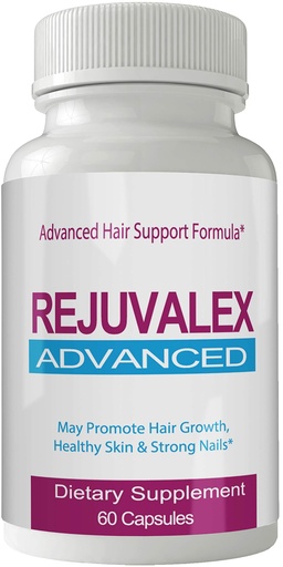 [BRSWYZ35PMIAYA35] Rejuvalex Advanced Hair Growth Formula - Unique Supplement with Vitamins and Minerals with Biotin - Gluten Free 60 Capsules - Hair Lash Skin and Nails Extra Strength Formula Growth Booste