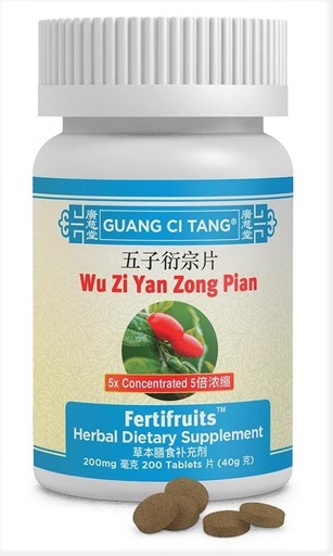 [BRSWIZYZOIFG2A36] ActiveHerb Wu Zi Yan Zong Pian (Fertifruits) 200 mg 200 Tablets