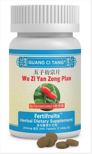 [BRSWIZYZOIFG2A36] ActiveHerb Wu Zi Yan Zong Pian (Fertifruits) 200 mg 200 Tablets
