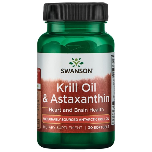 [BRSWIAIMAEHRODT6] Swanson EFA Krill Oil & ASTAXANTHIN 30 SGELS