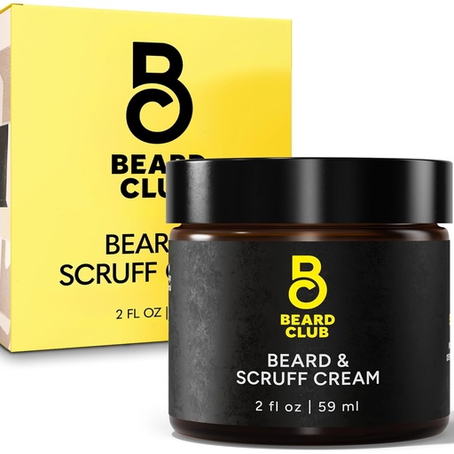 [BRSWGEAPOF5BYCDB] The Beard Club Biotin Beard Cream - Moisturizing and Hydrating Shea Beard Butter for Healthier Facial Hair & Skin