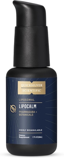 [BRSWGAQDCUIB4FLF] Quicksilver Scientific LipoCalm - Liposomale GABA met kruiden voor ontspannen ondersteuning - kamille, passiebloem kruiden & schedelcap Supplement voor de vrede van de geest en slaap Kalme ondersteuning (1.7oz / 50ml)