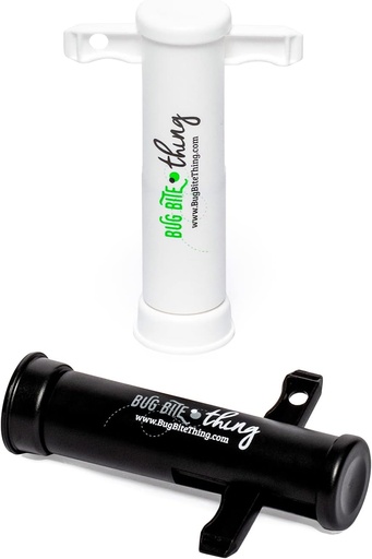 [BRSWYAQHDINAY2Q4] Bug Bite Thing Saction Tool, Poison Remover - Bug Bites and Bee / Wasp Stings, Natural Insect Bite Relief- 1 Black / 1 White