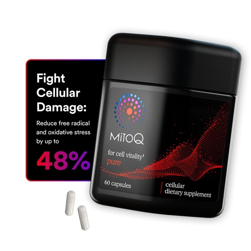 [BRSWIGD4O57AIGDM] MitoQ Pure Advanced Mitochondria Supplement Superior Bioavailability to CoQ10 | Reduces Free Radical Damage for Healthy Aging, Metabolism, Heart Health, Energy, Strength & Mobility