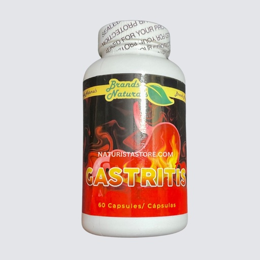 [BRSRAYIRDJ7G22D6] Generic Brands Naturals Gastric Ulcers (Úlceras Garstricas y Heridas) 100% Natural 60 Capsules 500MG