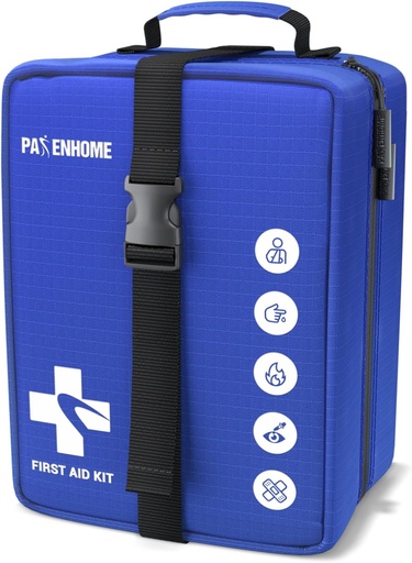 [BRSRAEAFBUPBAEI4] Professional 506 PCS First Aid Kit – 4-in-1 Detachable Emergency Medical Kit for Home, Car, Travel, Camping, Hiking, Workplace, Vehicle and Outdoor, Large First Aid Kit Survival