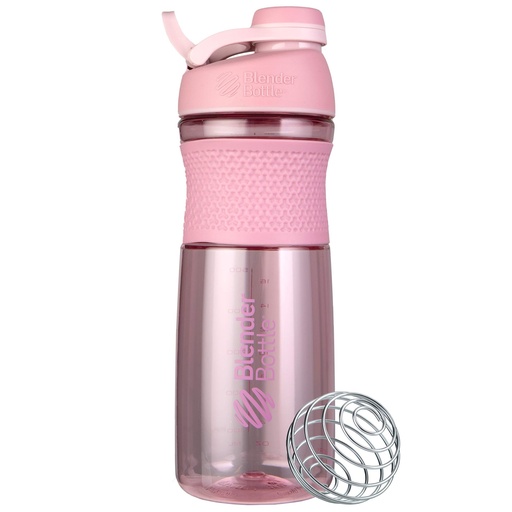 [BRSWYZT2AQFB6F3K] BlenderBottle SportMixer Shaker Bottle Perfect for Protein Shakes and Pre Workout, 28-Ounce, Rose
