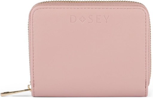 [BRSRAGACOAAQMHY2] Dosey Wellness Wallet Travel Pill Organizer & Easy-Slide Pill Pouches - Smooth Vegan Leather med 4 Airtight Pill Pockets för Med Storage & Skydd - Snygg Med Organizer (Rose), Uppgraderad version