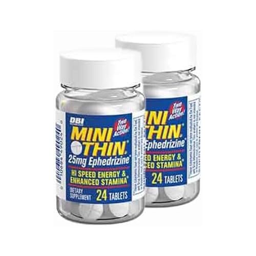 [BRSROFARBADWG2Q2] Mini Thin DBI Distribution - Two-Way 25mg Ephedrizine 24ct Bottle - 2 Pack