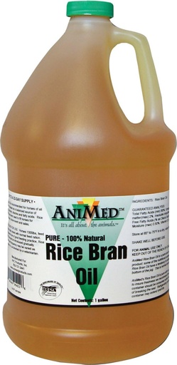 [BRSWIYQBBMMGMA3E] AniMed Rice Bran Oil 128 oz…