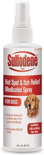 [BRSWKEA5BAPAEDTI] Sulfodene Medicated Spray (8 oz) Hot Spot and Itch Relief And Helps prevent infection Medicated